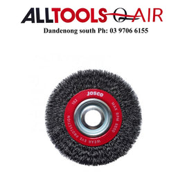 Josco 150mm x 19mm Wide Multi-Bore Crimped Wheel Brush P/n 102B + $10.60 postage
