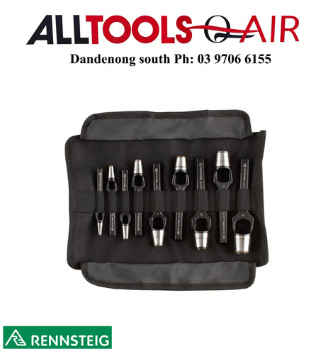 RENNSTEIG - Hollow Wad Punch Set - 9 Pc P/n 140900 + $13.50 Postage