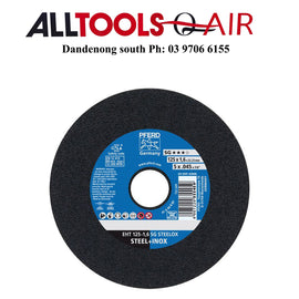 Pferd EHT 125-1.6 sg steelox 125x1.6mm Inox Stainless steel cutting discs x 25 P/n 61341122