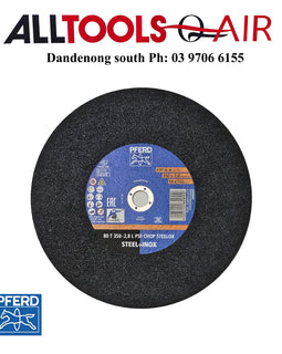 PFERD Economy Chop Saw Wheel Steel & Inox 350mm in 10 Pack P/n 73001321
