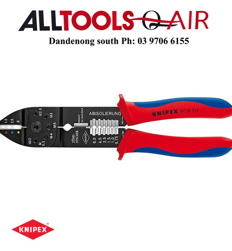 KNIPEX Crimping Pliers P/n 97 21 215 SB + $11.00 Postage