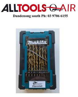 MAKITA HSS-TIN DRILL BIT ECO SET 25PC   D-72235