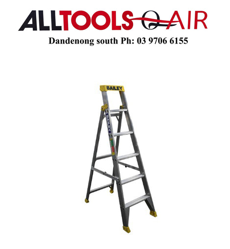 BAILEY PRO ALUMINIUM SINGLE SIDED LEANING LADDER 6 STEP P/N FS13957