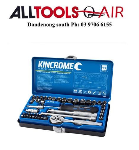 KINCROME SOCKET SET 48 PIECE 1/4