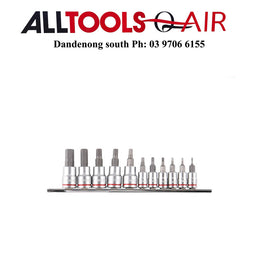 KINCROME HEX SOCKET SET SHORT SERIES 11 PIECE 1/4 & 3/8 DRIVE - IMPERIALP/N K5024