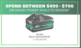 HiKOKI KC36DC(HRZ) 36V 5.0Ah/2.5Ah Li-Ion Cordless Brushless 2pce Combo Kit