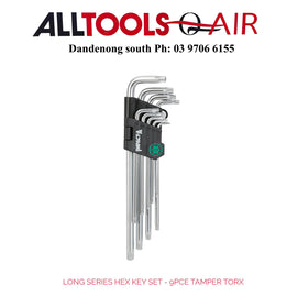9Pce TAMPER TORX KEY SET Long Series - P/n IMPHKS9PST + $10.60 postage