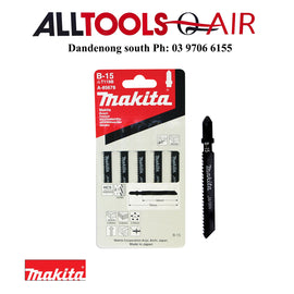 Makita Wood Jigsaw Blade B-15 HCS 76mm x 12tpi / Rough / Wood 3-35mm - 5 pack P/n A-85678 + $5.50 Postage
