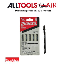Makita Wood Jigsaw Blade B-17 HCS 105mm x 6tpi / Rough / Wood 5-60mm - 5 pack P/n A-85690 + $5.50 Postage