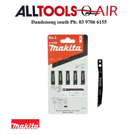 Makita Wood Jigsaw Blade No:3 HCS 80mm x 9tpi / Fine - 5 pack P/n A-85868 + $5.50 Postage