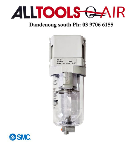 SMC AIR FILTER  ASSEMBLY P/N AF30-02-D 1/4 BSP PORTS + $11 DELIVERY
