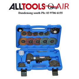 TRAX 2″& 3″ 97° 16 pc Angle Air Sander Kit  P/n ARX-AS601K Inc Free Delivery