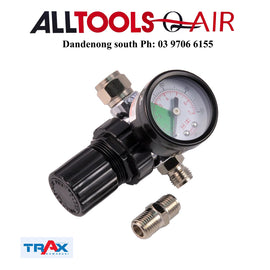 Trax 1/4″ Dial Type Diaphragm Air Regulator P/n ARX-BR100+ $11.00 postage