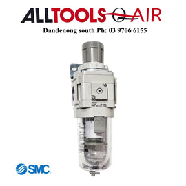 SMC FILTER REGULATOR ASSEMBLY 5000 L/MIN P/N AW40K-06B-D 3/4 BSP PORTS + $11 DELIVERY
