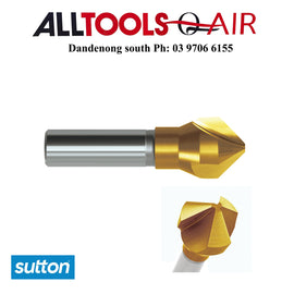 Sutton Countersink – 90° Three Flute TiNite Coated 4-10mm P/n C1060901 + $10.60 Postage