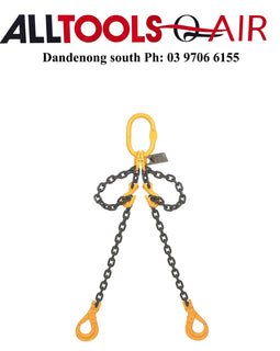 Beaver G80 Double Leg Chain Sling With Clevis Self Locking Hook