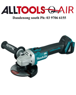 Makita 18V Mobile Brushless 125mm Slide Switch Angle Grinder p/n DGA504Z