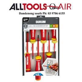 Durum 6 Piece EziDriv 1000V VDE Screwdriver Set P/n DB9816 + $11.00 Postage
