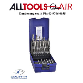 Goliath HSS M3- M12 Metric Tap and Drill Set p/n EMDS10 inc Free Delivery