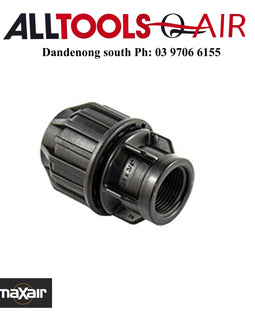 MAXAIR Compression Pipe Coupler Female Threaded - Various Sizes
