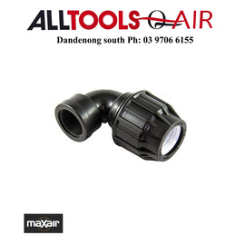 MAXAIR Compression Pipe Coupler Female Threaded Elbow - Various Sizes