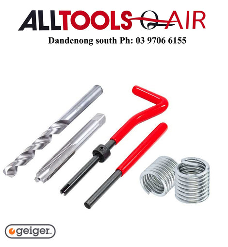 Geiger M12 x 1.75 Thread Repair Kit (helicoil style) P/n GTRKM12 + $10.60 Postage