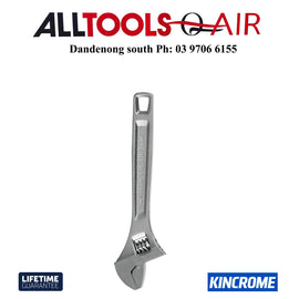 Kincrome Adjustable Wrench 200mm (8") P/n K041003 + $10.60 Postage