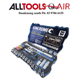 KINCROME LOK-ON™ SOCKET SET 45 PIECE 1/2" DRIVE - METRIC & IMPERIAL P/N K27025 inc delivery