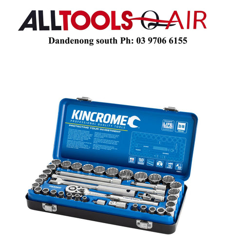 Kincrome Socket Set 39 Piece 3/8