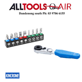 Kincrome Mini Ratchet Bit Set 10 Piece P/n K5014 + $11.00 Postage