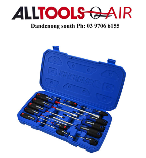 KINCROME TORQUEMASTER® SCREWDRIVER SET - 13 PIECE P/N K5526 free Delivery