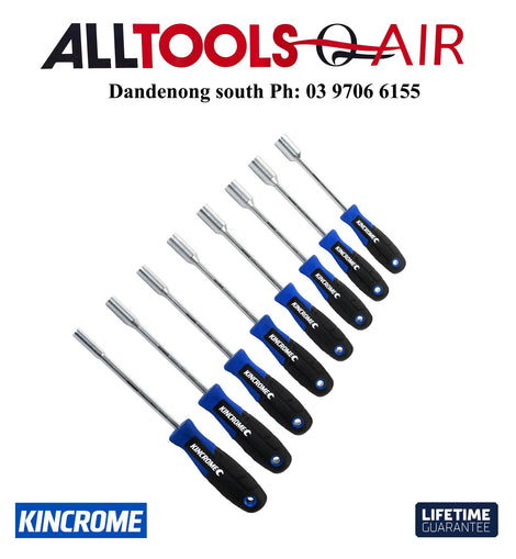 KINCROME TorqueMaster® Metric NutDriver Set - 8 Piece P/n K5599 + $11.00 Postage