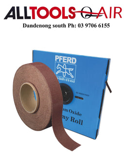 PFERD 240G 25mm x 50m ECONOMY ROLL - G/P - ALUMINIUM OXIDE ER 25 A240 P/n 47300035