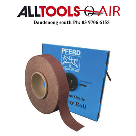PFERD 80G 50mm x 50m ECONOMY ROLL - G/P - ALUMINIUM OXIDE ER 50 A80 P/n 47300051