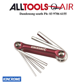 Kincrome Folding Hex Key Set 6 Piece Imperial P/n K5045 + $10.60 Postage