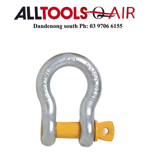 Beaver Screw Pin Anchor Bow Shackle (Various Sizes)