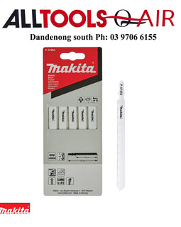 Makita Metal Jigsaw Blade Bi-Metal 132mm x 25tpi / Fine - 5 pack P/n P-47204 + $5.50 Postage
