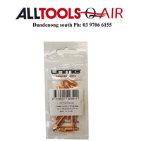 UNIMIG BINZEL STYLE CONTACT TIPS 0.8MM PACK OF 10 P/n PCT0009-08