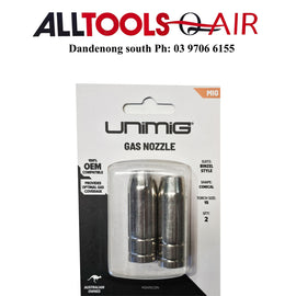 UNIMIG BINZEL STYLE  GAS SHROUD PACK OF 2 P/n PGN15CON