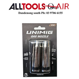 UNIMIG BINZEL STYLE  GAS SHROUD PACK OF 2 P/n PGN36CON
