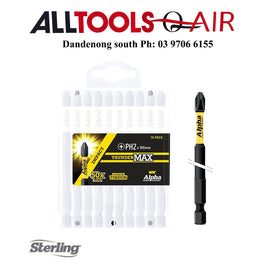 Alpha ThunderMax PH2 x 100mm Impact Power Bit- Handipack (x10) P/n PH2100SMH + $10.60 Postage
