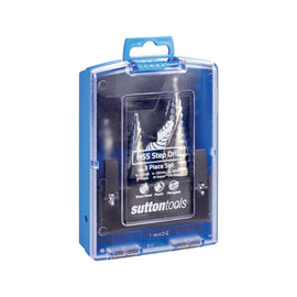 Sutton 3 Pce HSS Step Drill Set 4-30mm P/n D504 SET3 inc Free Delivery