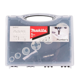 Makita 6 Piece Plumbers Bi-Metal Holesaw Set P/n D-47117