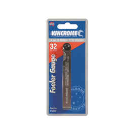 Kincrome Feeler Gauge Strip Set 32pce Metric & Imperial P/n 412092