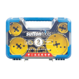 Sutton 9 piece Plumbers TCT  Holesaw Set P/n H127 MP7