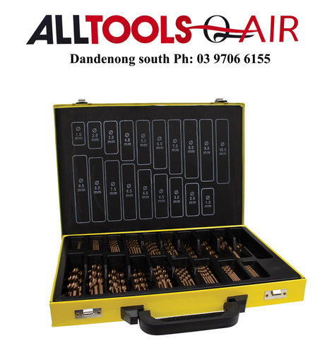 Alpha 85 Piece Cobalt Series Bulk Metric Drills in Metal Box P/n SM85CO-PROMO