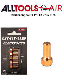 UNIMIG SC80 PLASMA TORCH ELECTRODES P/N PSC8004