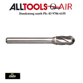Alpha 3/8 Cylindrical Ball Nose Aluminium Cut Carbide Burr+ $10.60 Postage