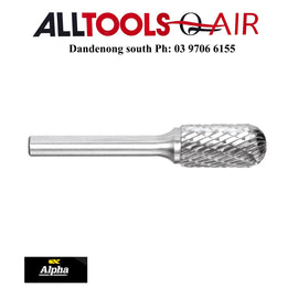 Alpha Cylindrical Ball End Carbide Burr Imperial Shank - Various Sizes + $10.60 Postage