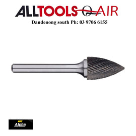 Alpha Tree Pointed Nose Carbide Burr Imperial Shank - Various Sizes + $10.60 Postage